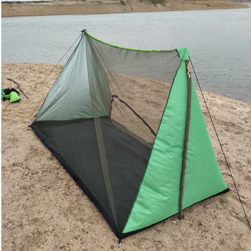 Cheap Goat Tents Ultralight Anti Mosquito Summer Mesh Tent 1  2 Person Portable Rodless Outdoor Camping Tent Inner Mesh Beach Tent 210x120x130cm   